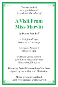 Miss Marvin Debut Invitation